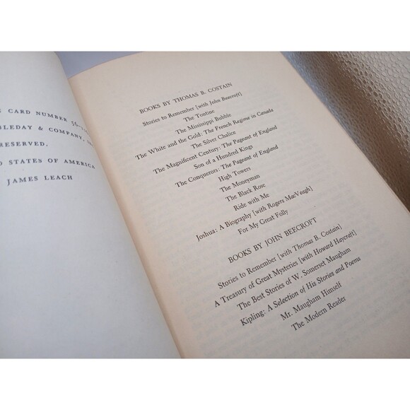 Stories To Remember Thomas B Costain Book Club Edition 1956 Vol 1 Dust Jacket - Picture 9 of 10